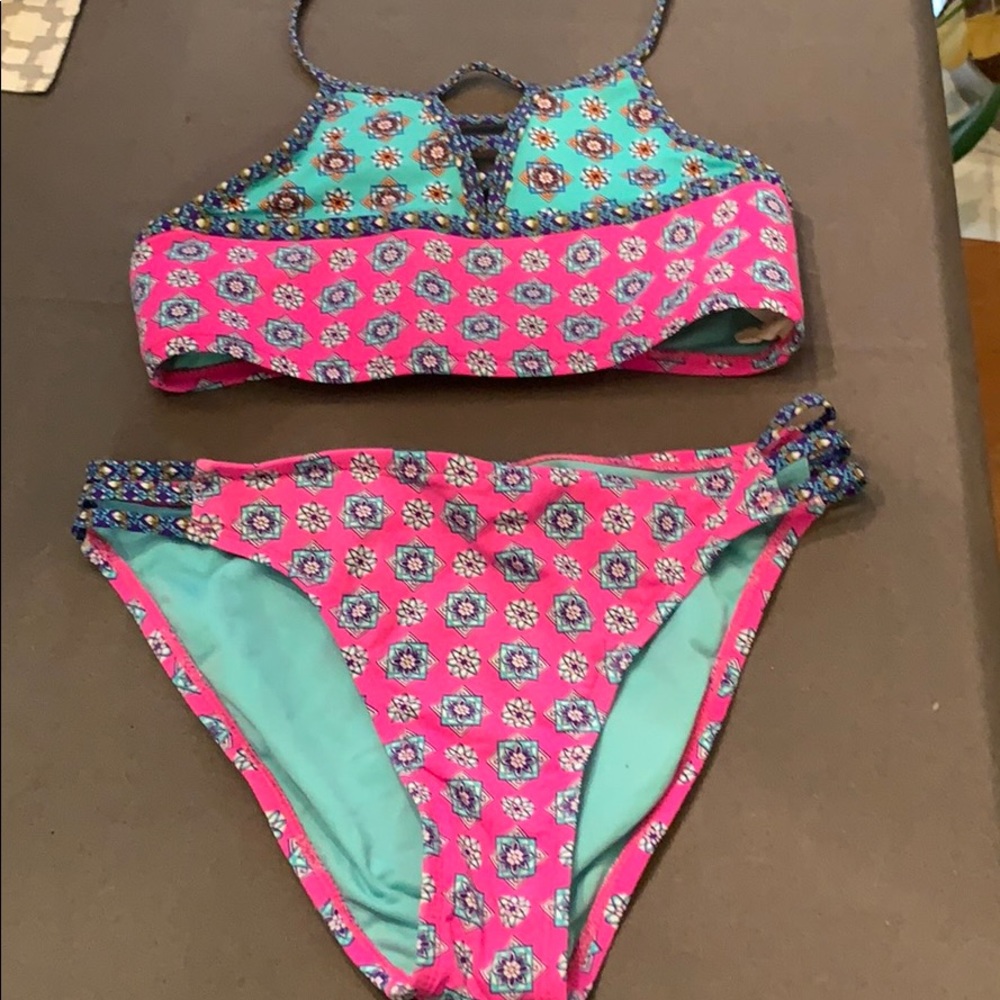 Precious Hobie girls paisley size 14 2 piece